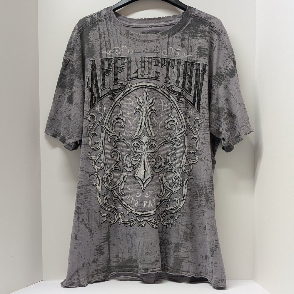Affliction Men's Cotton Abrasive Line T-Shirt